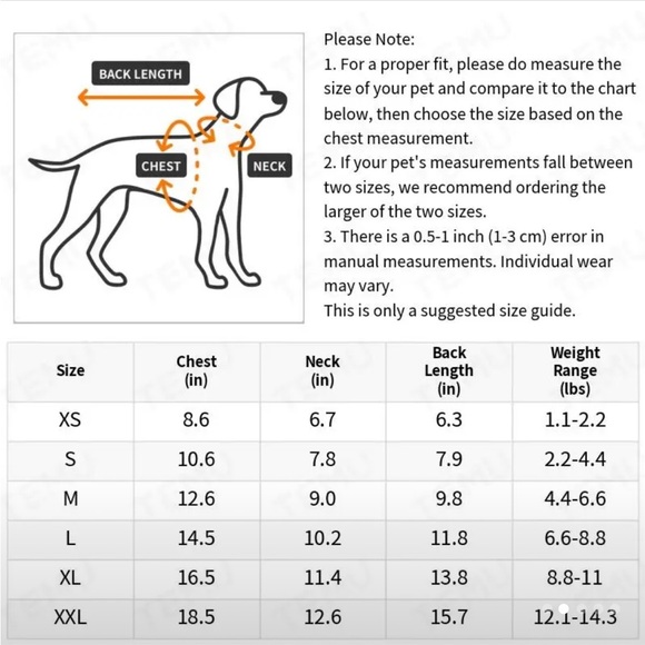 Dinosaur Pet Pjs XXL - Picture 5 of 5